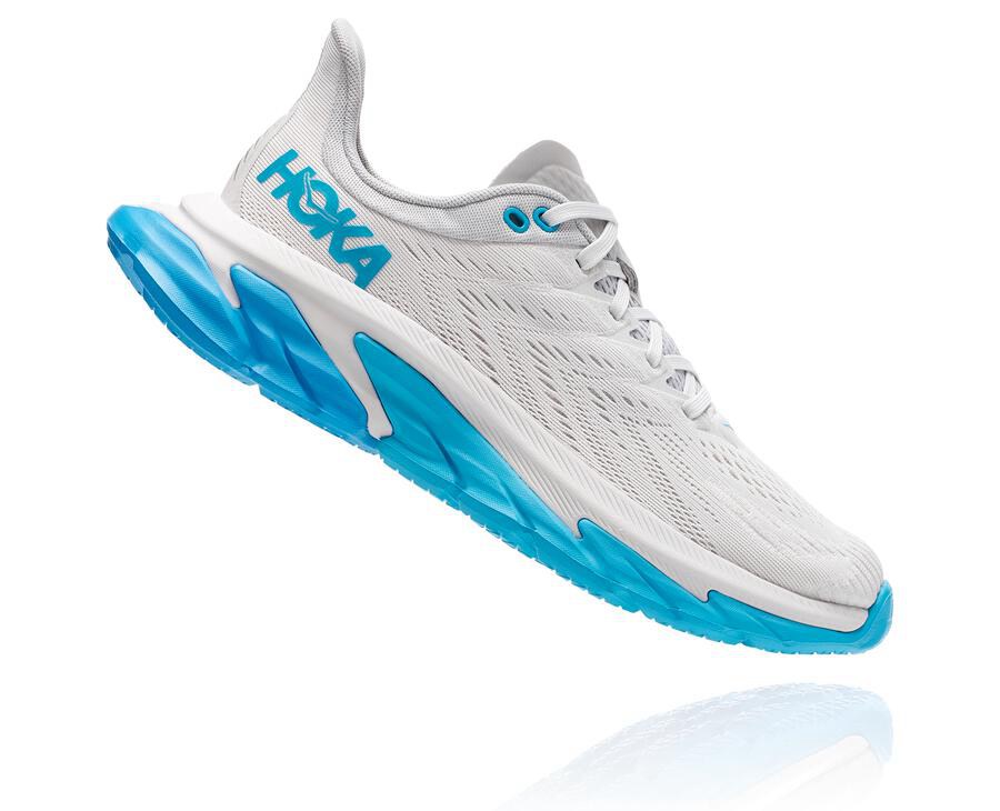 Hoka One One Tenisky Damske Biele/Modre - Clifton Edge - 46792-FCWA